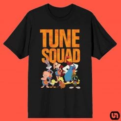 Bioworld Space Jam A New Legacy: Black Unisex Tee - Tune Squad Group Merch