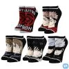 Bioworld Jujutsu Kaisen: 5 Pair Ankle Socks Merch