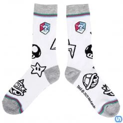 Bioworld Super Mario Kart: Embroidered - Crew Socks Merch