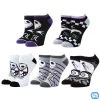 Bioworld Merch The Nightmare Before Christmas: 5 Pair Ankle Socks