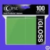 Ultra Pro: Eclipse PRO Gloss Deck Protector Sleeves - Lime Green 100ct Supplies 2 Ultra Pro: Eclipse PRO Gloss Deck Protector Sleeves - Lime Green 100ct Supplies