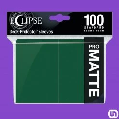 Ultra Pro: Eclipse PRO Matte Deck Protector Sleeves - Green 100ct Supplies