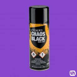 Games Workshop Miniatures Warhammer: Citadel Colour - Spray Paint - Chaos Black
