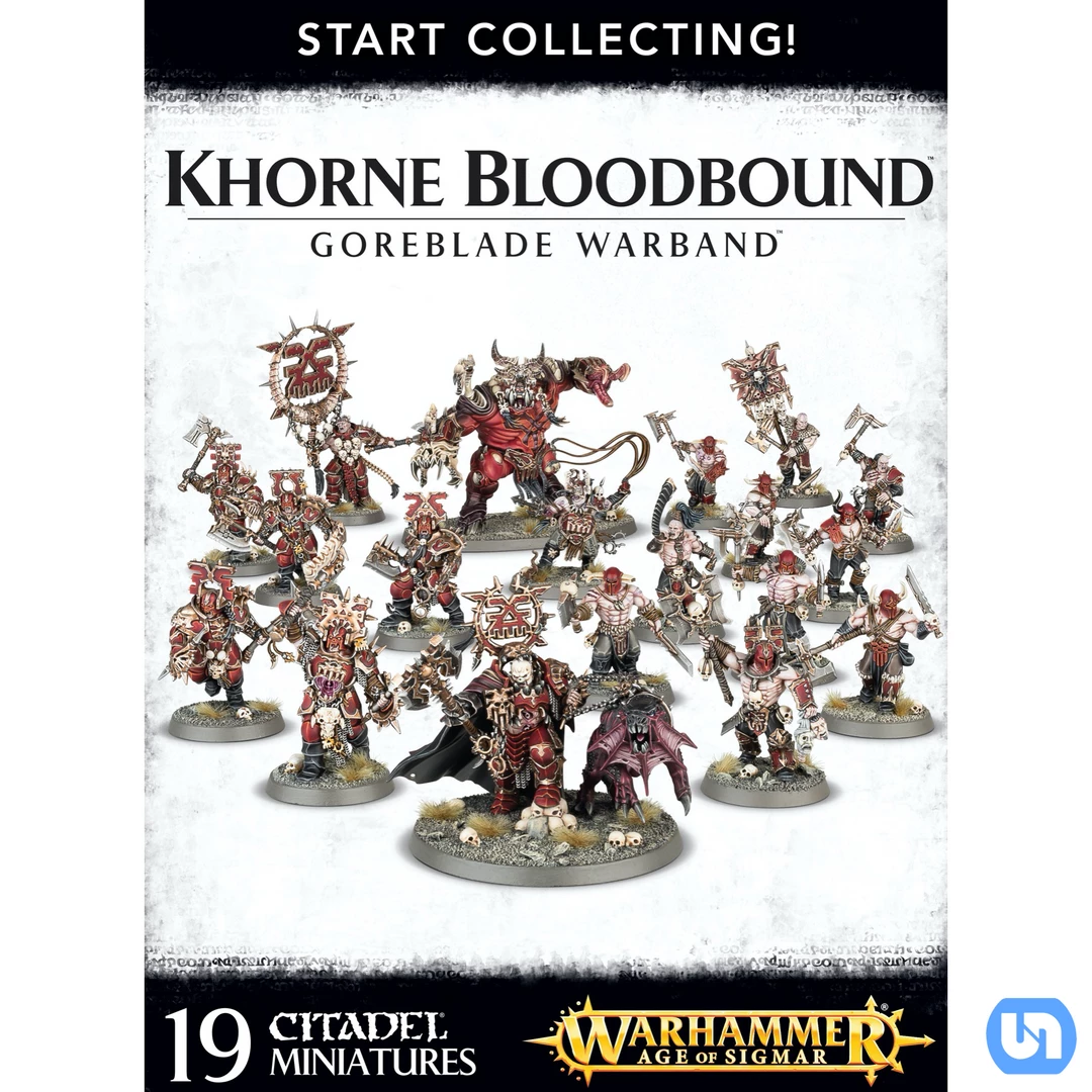 Games Workshop Miniatures Warhammer: Age Of Sigmar - Start Collecting!-Khorne Bloodbound, Goreblade Warband 3 Games Workshop Miniatures Warhammer: Age Of Sigmar - Start Collecting!-Khorne Bloodbound, Goreblade Warband