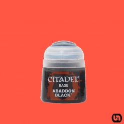 Games Workshop Miniatures Warhammer: Citadel Colour - Base - Abaddon Black
