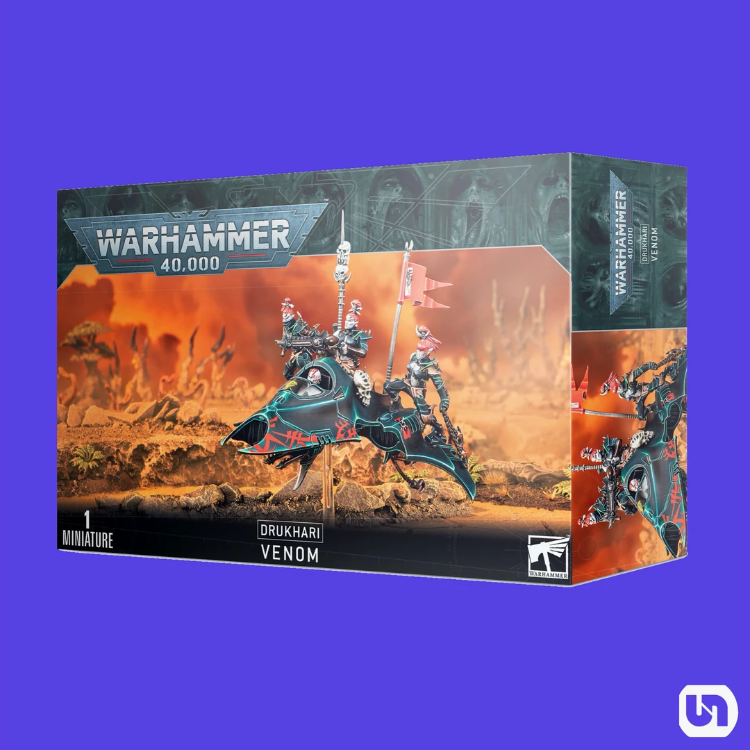 Games Workshop Warhammer: 40,000 - Drukhari-Venom Miniatures 3 Games Workshop Warhammer: 40,000 - Drukhari-Venom Miniatures