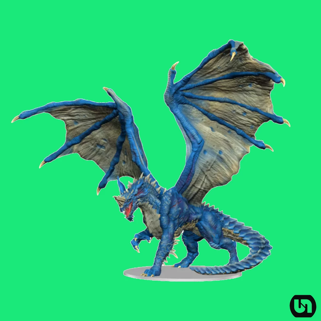 Wizkids Dungeons & Dragons: Icons Of The Realms - Adult Blue Dragon Premium Figure Miniatures 3 Wizkids Dungeons & Dragons: Icons Of The Realms - Adult Blue Dragon Premium Figure Miniatures