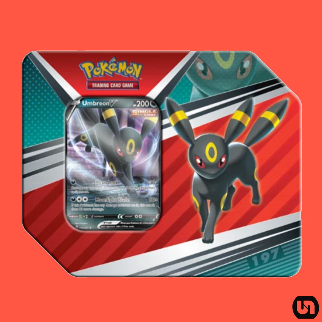 TCGs Pokemon TCG: V Heroes Tin - Umbreon V 3 TCGs Pokemon TCG: V Heroes Tin - Umbreon V