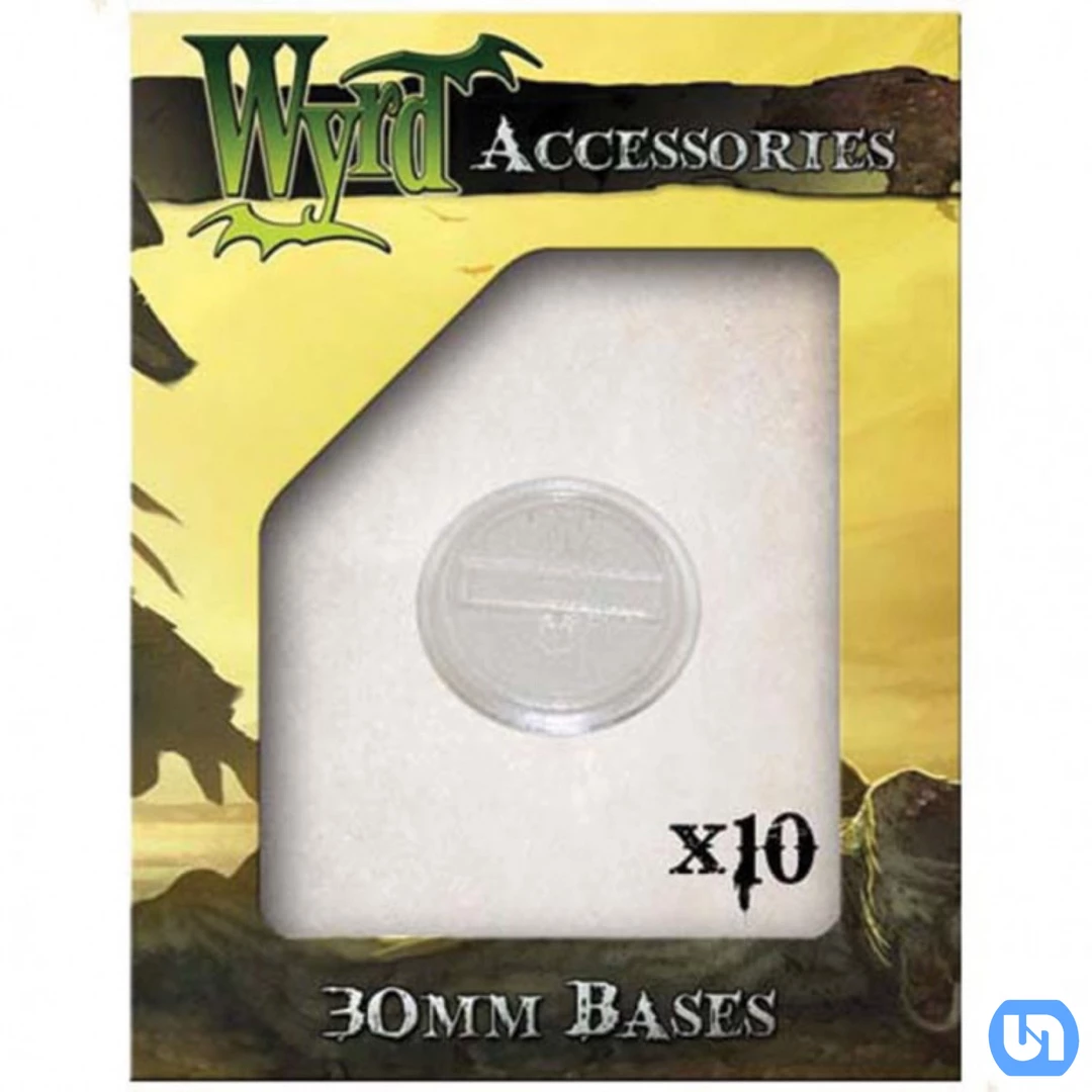 WYRD Miniatures 30mm Clear Bases - 10 Pack 3 WYRD Miniatures 30mm Clear Bases - 10 Pack