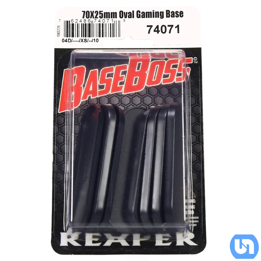 Reaper Miniatures 75mm X 46mm Oval Gaming Base - 10 Pack 3 Reaper Miniatures 75mm X 46mm Oval Gaming Base - 10 Pack