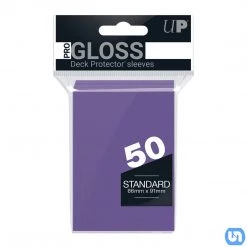Supplies Ultra Pro: PRO Gloss Deck Protector Sleeves - Flat Purple 50ct