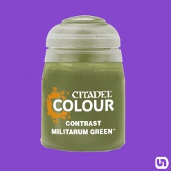 Games Workshop Warhammer: Citadel Colour - Contrast - Militarum Green