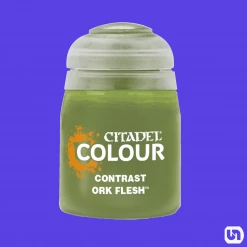 Games Workshop Warhammer: Citadel Colour - Contrast - Ork Flesh Miniatures