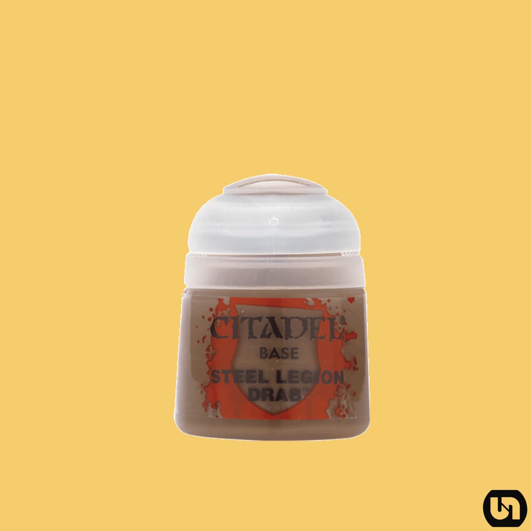 Games Workshop Miniatures Warhammer: Citadel Colour - Base - Steel Legion Drab 3 Games Workshop Miniatures Warhammer: Citadel Colour - Base - Steel Legion Drab