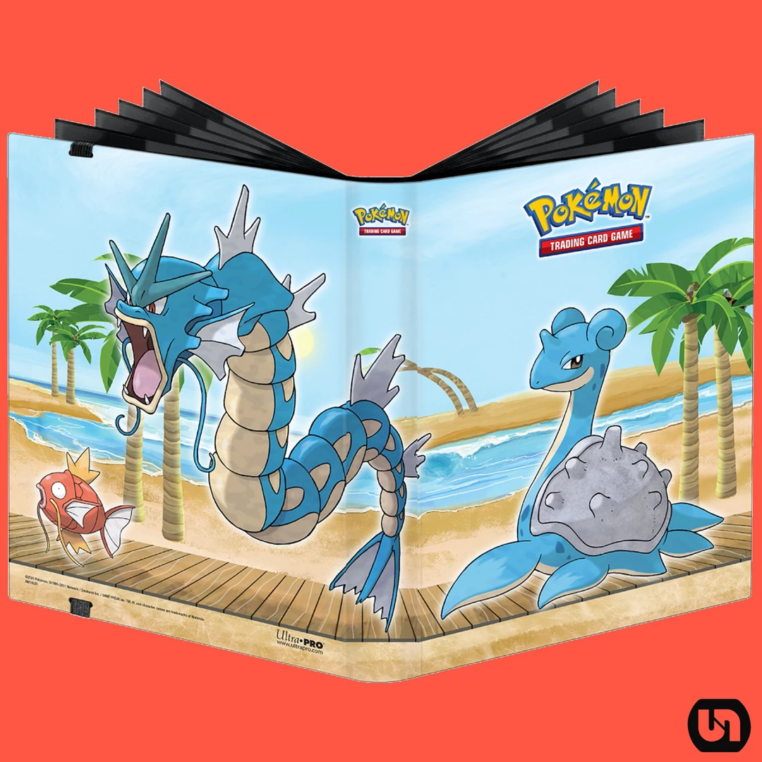 Ultra Pro: Pokemon 9 Pocket Pro-Binder - Gallery Series Seaside 3 Ultra Pro: Pokemon 9 Pocket Pro-Binder - Gallery Series Seaside