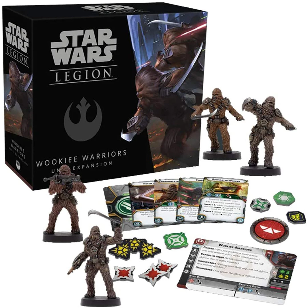 Fantasy Flight Games Star Wars: Legion - Wookiee Warriors Unit Expansion 4 Fantasy Flight Games Star Wars: Legion - Wookiee Warriors Unit Expansion