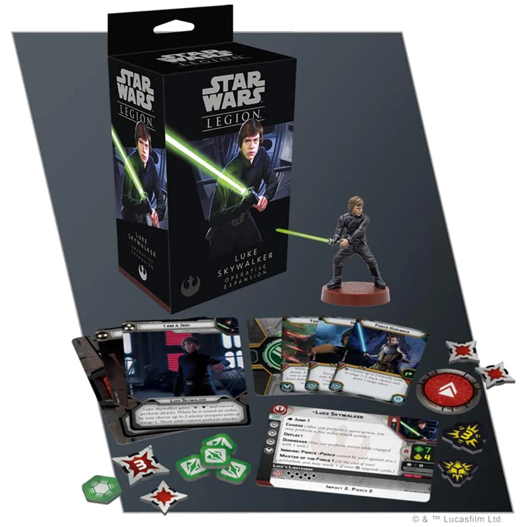 Fantasy Flight Games Miniatures Star Wars: Legion - Luke Skywalker Operative Expansion 4 Fantasy Flight Games Miniatures Star Wars: Legion - Luke Skywalker Operative Expansion