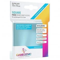 Asmodee Gamegenic: Prime Board Game Sleeves 50ct - Square Supplies