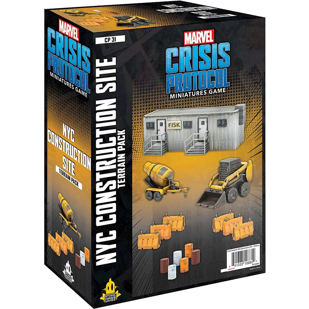 Atomic Mass Games Marvel Crisis Protocol: NYC Construction Site Terrain Pack 3 Atomic Mass Games Marvel Crisis Protocol: NYC Construction Site Terrain Pack