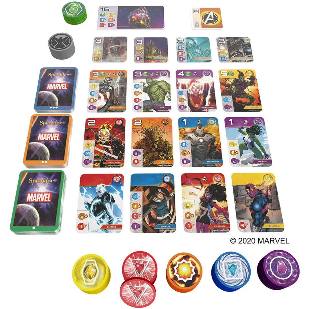 Space Cowboys Splendor: Marvel Board Games 5 Space Cowboys Splendor: Marvel Board Games