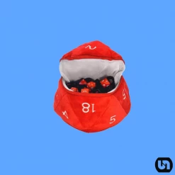 Plushies Ultra Pro: Dice Bag Plush D20 - Red/White