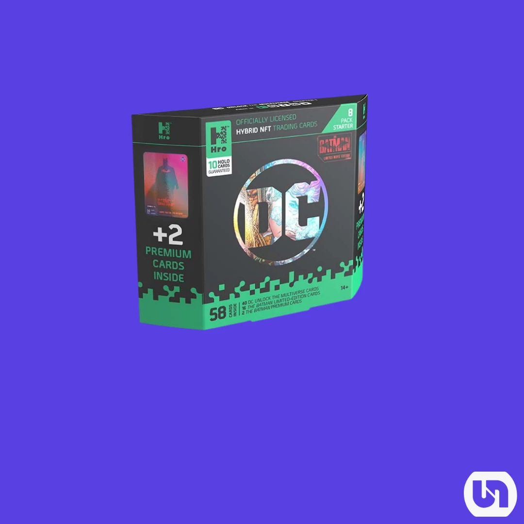 TCGs Hro DC: Unlock The Multiverse Hybrid NFT Trading Cards - Chapter 1 Starter 3 TCGs Hro DC: Unlock The Multiverse Hybrid NFT Trading Cards - Chapter 1 Starter