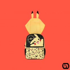 Bioworld Pokemon: Kids Hooded Backpack - Pikachu Merch