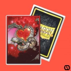 Arcane Tinman Dragon Shield: Japanese Brushed Art Sleeves - Valentine Dragon 2022 (60 Pack)