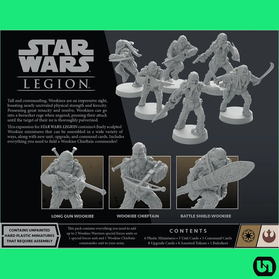 Fantasy Flight Games Star Wars: Legion - Wookiee Warriors Unit Expansion (2021) Miniatures 5 Fantasy Flight Games Star Wars: Legion - Wookiee Warriors Unit Expansion (2021) Miniatures