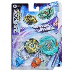 Hasbro Gaming Beyblade: Burst Surge Speedstorm Dual Pack - Demise Satomb S6 And Anubion A6 Toys & Figures