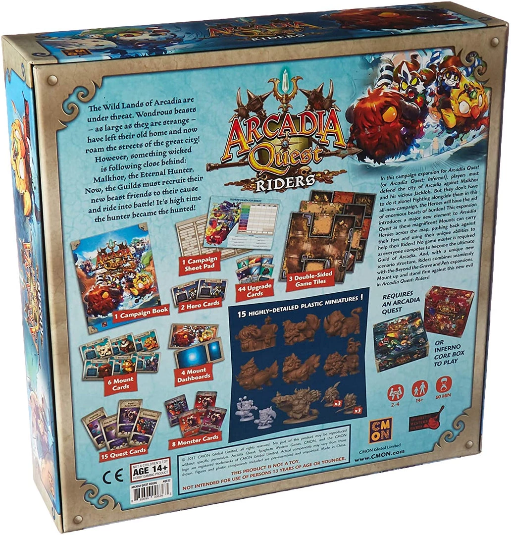 CMON Global Limited Board Games Arcadia Quest: Riders 4 CMON Global Limited Board Games Arcadia Quest: Riders