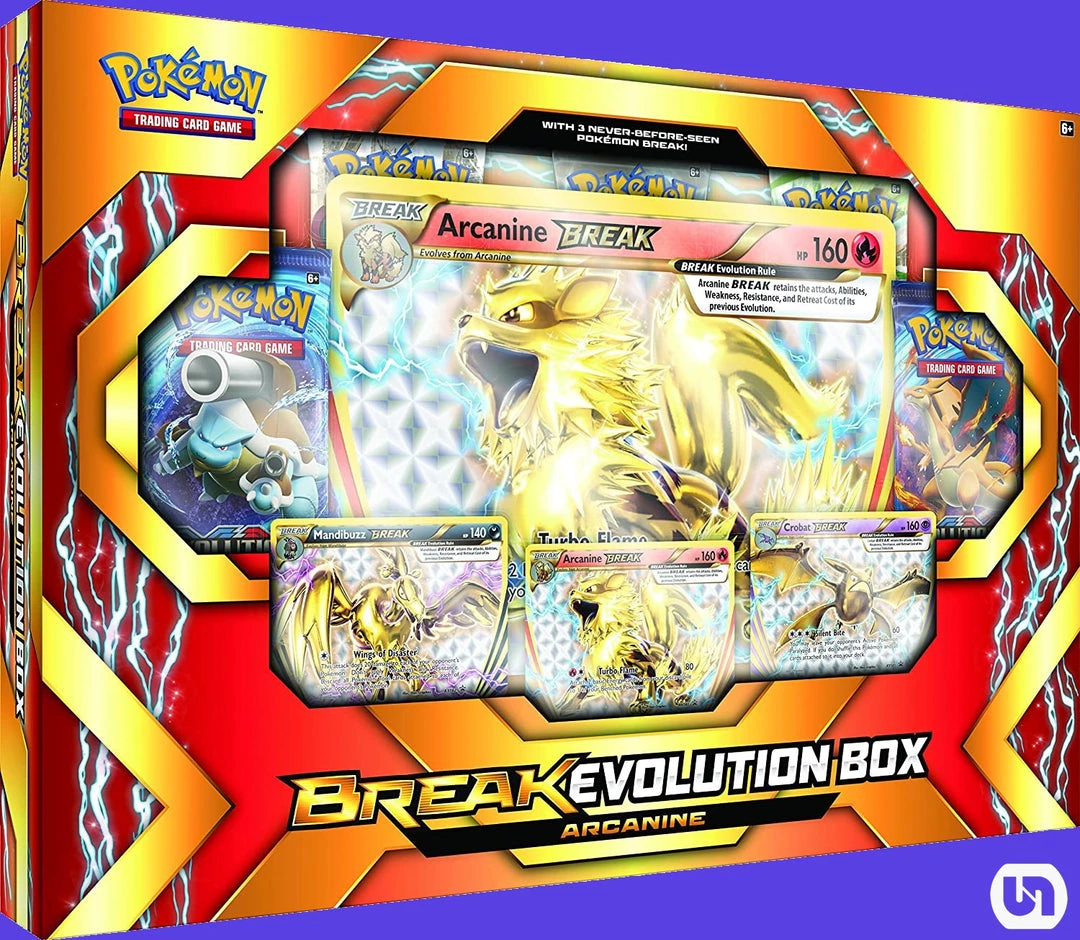TCGs Pokemon TCG: BREAK Evolution Box - Arcanine 3 TCGs Pokemon TCG: BREAK Evolution Box - Arcanine