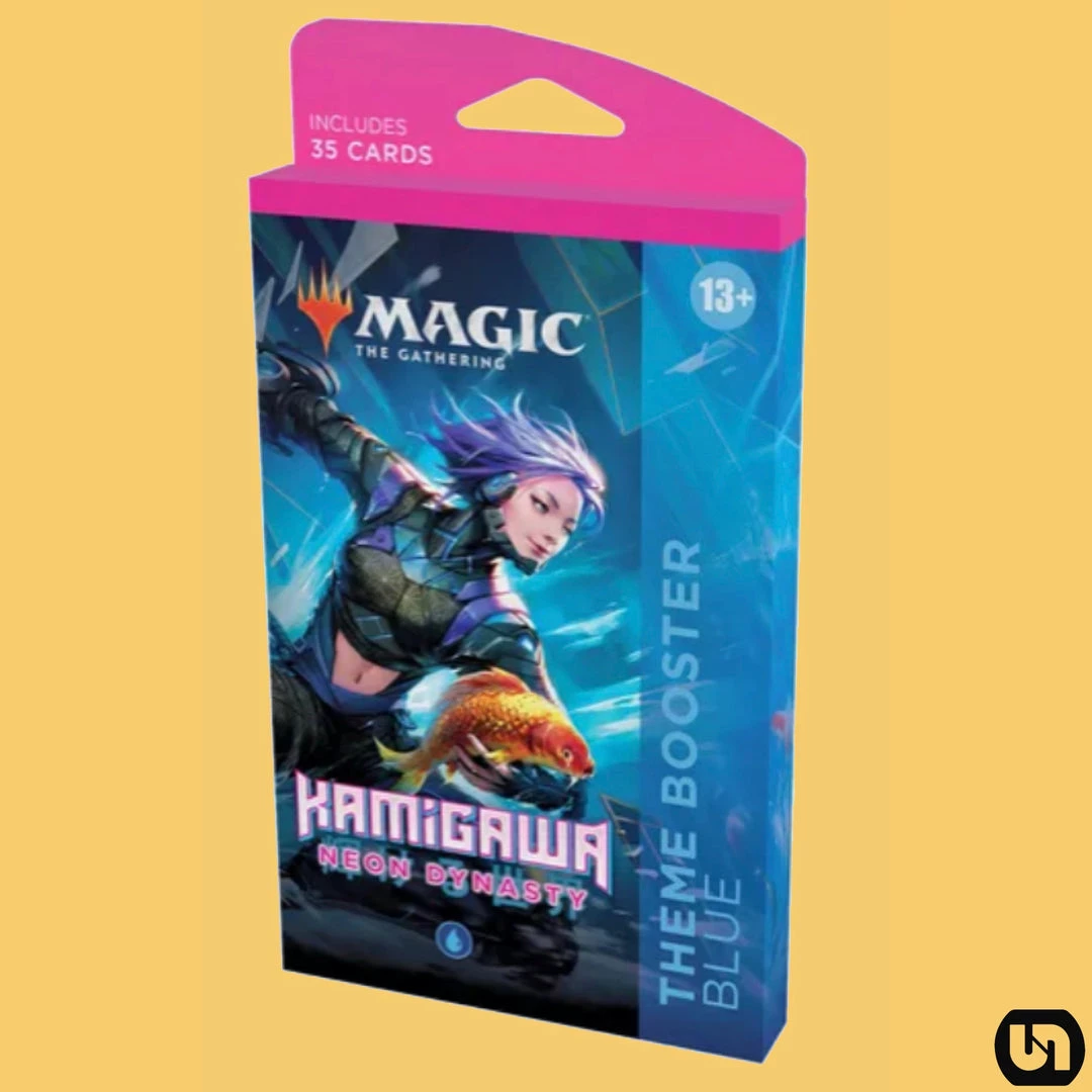 Wizards Of The Coast Magic The Gathering: Kamigawa - Neon Dynasty Theme Booster - Blue 3 Wizards Of The Coast Magic The Gathering: Kamigawa - Neon Dynasty Theme Booster - Blue