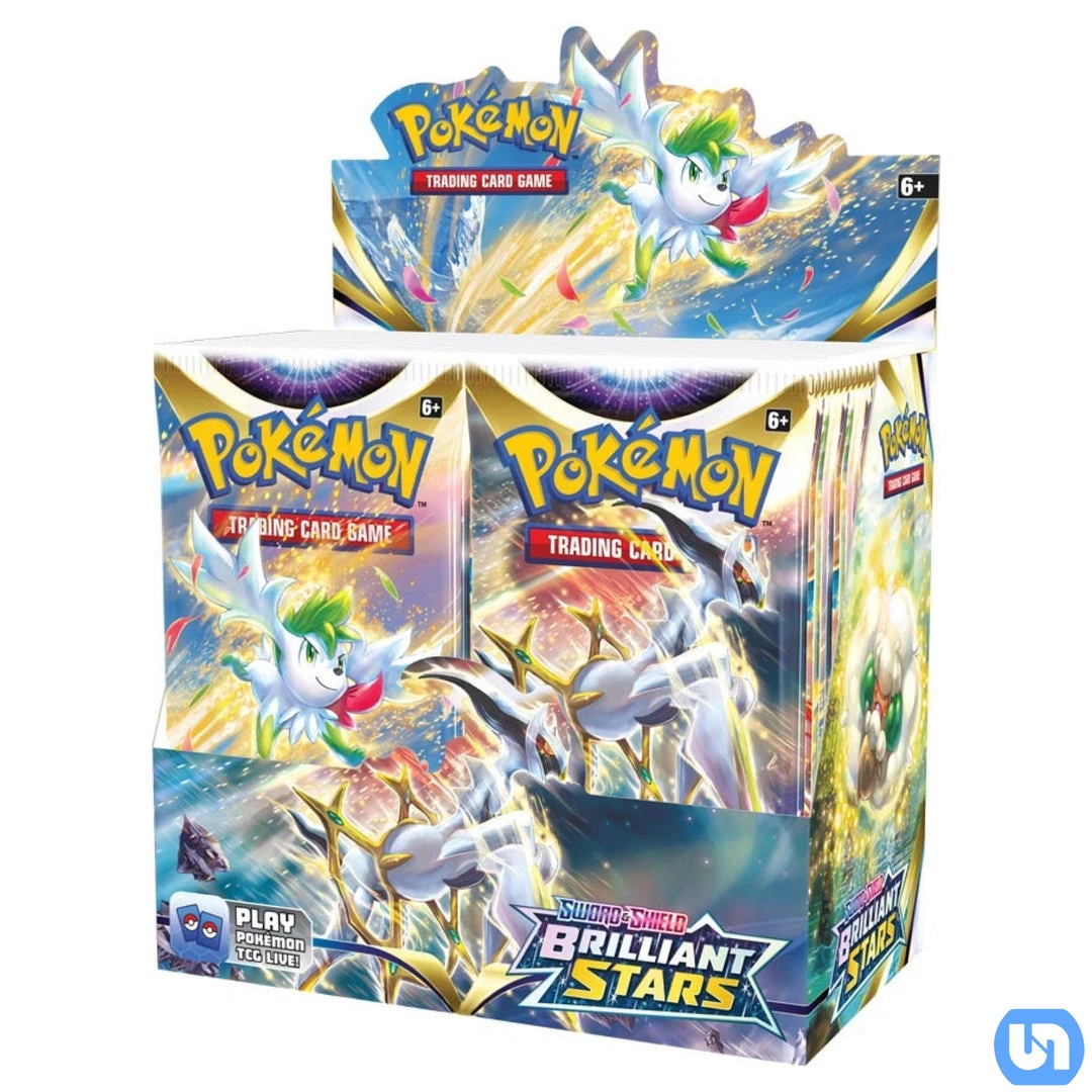 Pokemon TCG: Sword & Shield - Brilliant Stars Booster Box TCGs 3 Pokemon TCG: Sword & Shield - Brilliant Stars Booster Box TCGs