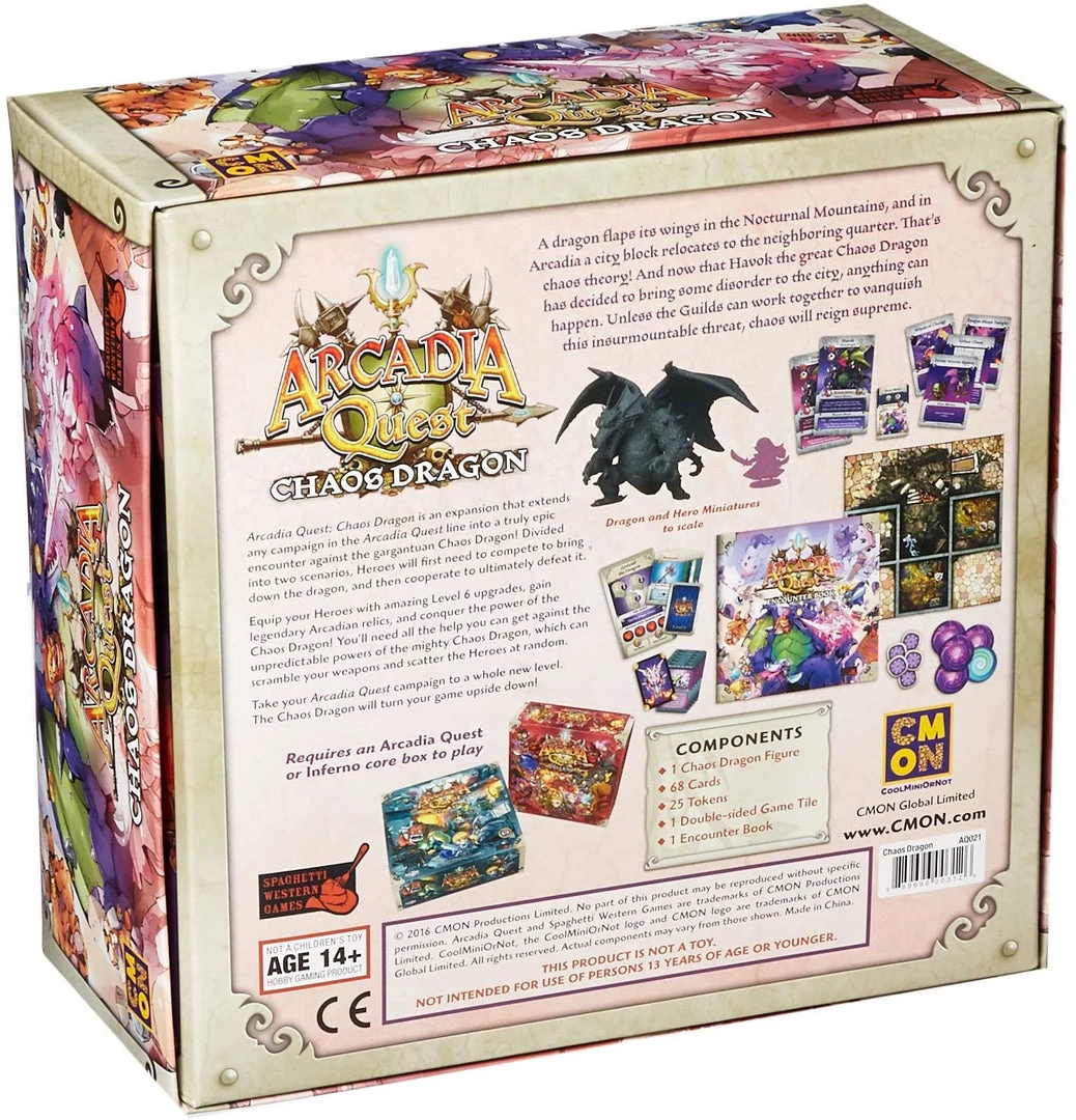 CMON Global Limited Arcadia Quest: Chaos Dragon Board Games 4 CMON Global Limited Arcadia Quest: Chaos Dragon Board Games