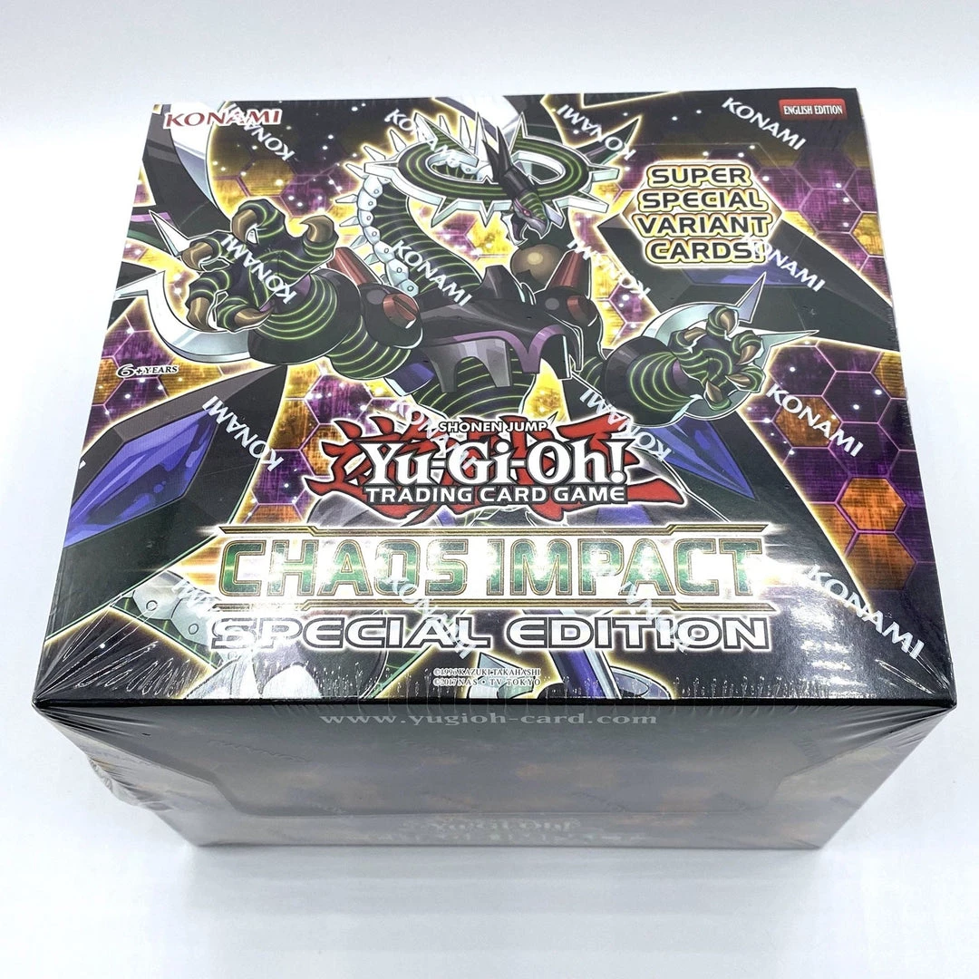 Konami Yu-Gi-Oh: Chaos Impact Special Edition Sealed Box Display TCGs 3 Konami Yu-Gi-Oh: Chaos Impact Special Edition Sealed Box Display TCGs
