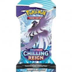 Pokemon TCG: Sword & Shield Chilling Reign Sleeved Booster Pack 8 Pokemon TCG: Sword & Shield Chilling Reign Sleeved Booster Pack