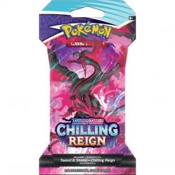 Pokemon TCG: Sword & Shield Chilling Reign Sleeved Booster Pack 9 Pokemon TCG: Sword & Shield Chilling Reign Sleeved Booster Pack