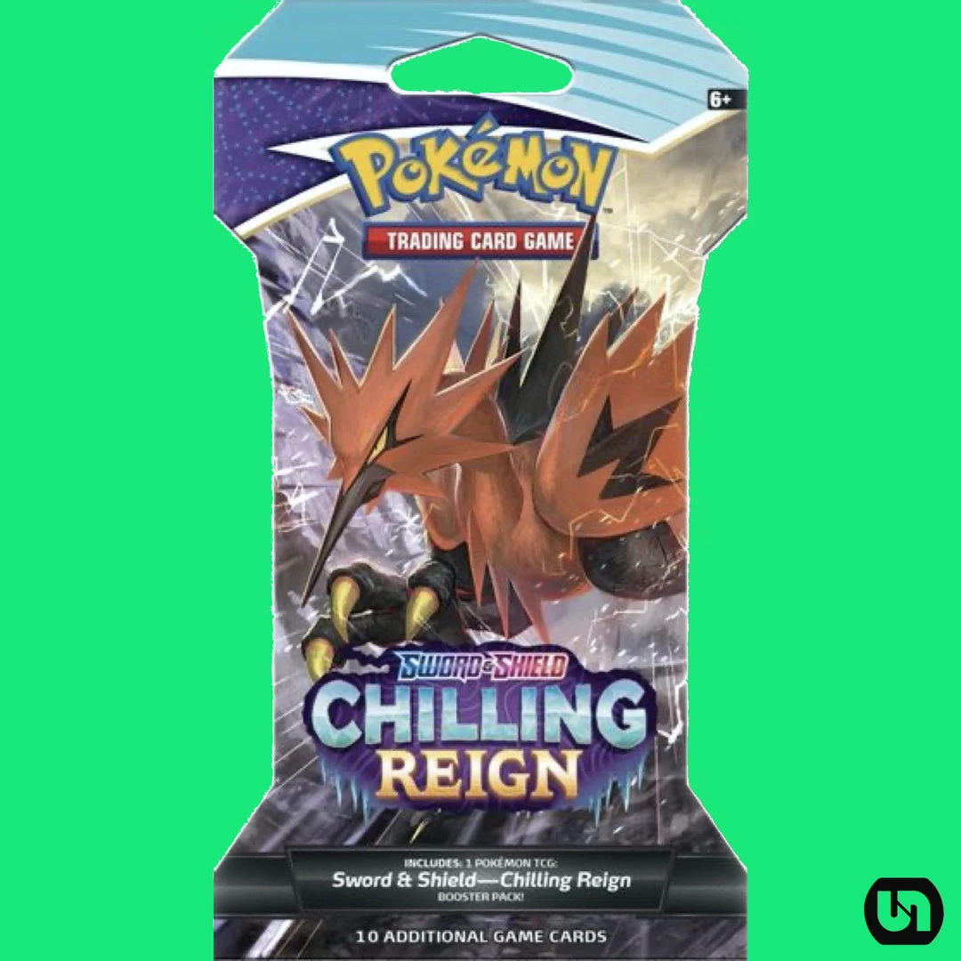Pokemon TCG: Sword & Shield Chilling Reign Sleeved Booster Pack 3 Pokemon TCG: Sword & Shield Chilling Reign Sleeved Booster Pack
