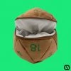 Ultra Pro: Dice Bag Plush D20 - Copper Plushies 1 Ultra Pro: Dice Bag Plush D20 - Copper Plushies