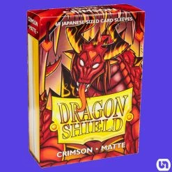 Arcane Tinman Dragon Shield: Japanese Matte Card Sleeves - Crimson 60ct Supplies