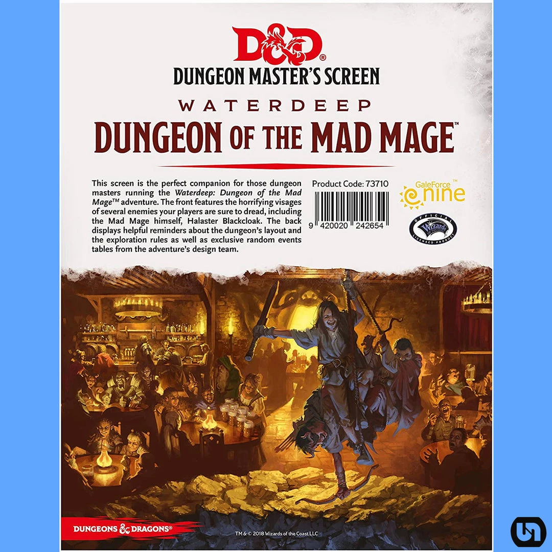 Gale Force 9 RPGs Dungeons & Dragons 5E: Screen - Dungeon Of The Mad Mage 3 Gale Force 9 RPGs Dungeons & Dragons 5E: Screen - Dungeon Of The Mad Mage