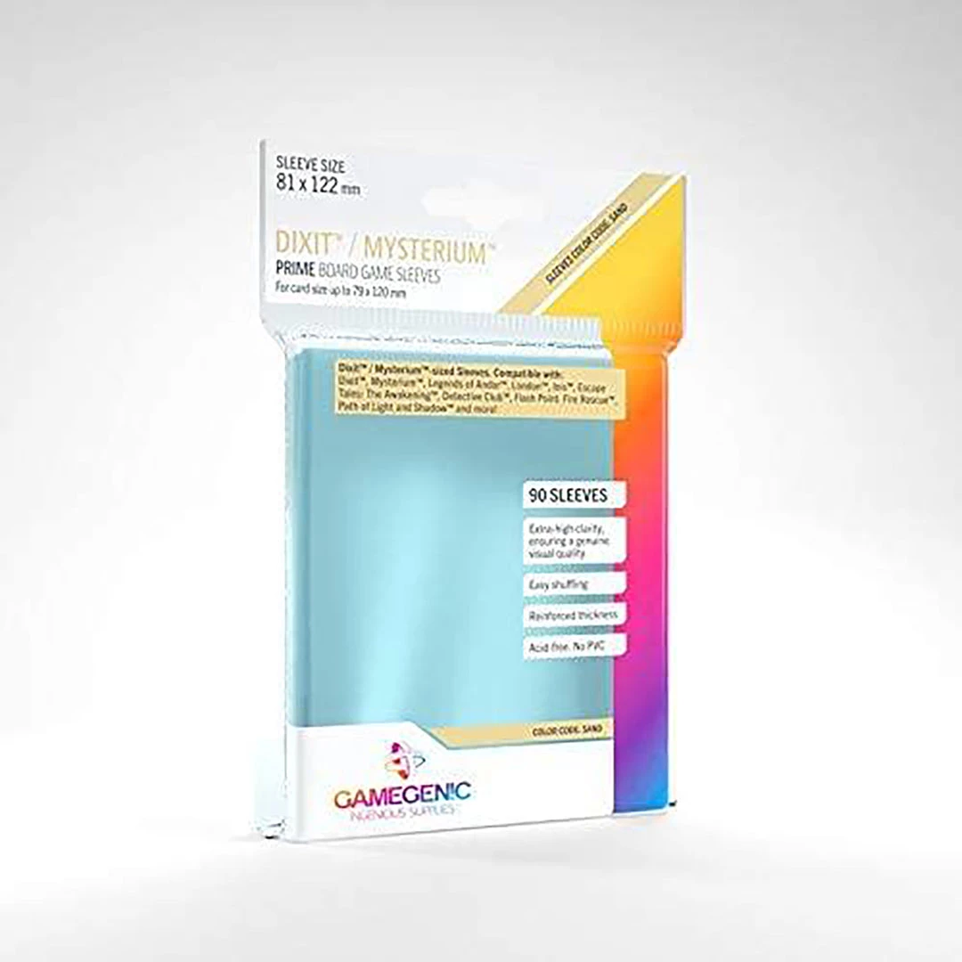 Asmodee Supplies Gamegenic: Prime Board Game Sleeves 90ct - Dixit/Mysterium 3 Asmodee Supplies Gamegenic: Prime Board Game Sleeves 90ct - Dixit/Mysterium