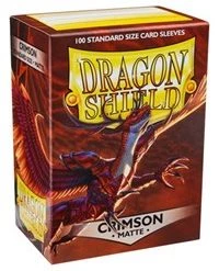 Arcane Tinman Dragon Shield Matte Sleeves - Crimson (100-Pack) Supplies