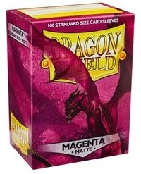 Arcane Tinman Supplies Dragon Shield Matte Sleeves - Magenta (100-Pack)