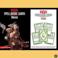 Gale Force 9 RPGs Dungeons & Dragons 5E: Spellbook Cards - Druid Deck (2018 Edition)