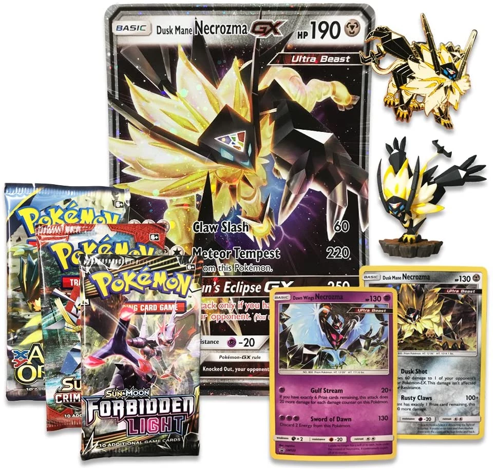 Pokemon TCG: Dusk Mane Necrozma Premium Collection 4 Pokemon TCG: Dusk Mane Necrozma Premium Collection