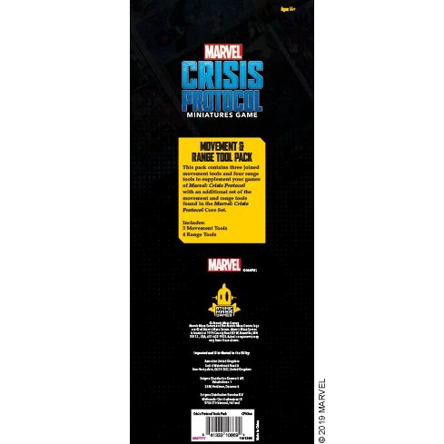 Atomic Mass Games Miniatures Marvel Crisis Protocol: Movement & Range Tool Pack 4 Atomic Mass Games Miniatures Marvel Crisis Protocol: Movement & Range Tool Pack