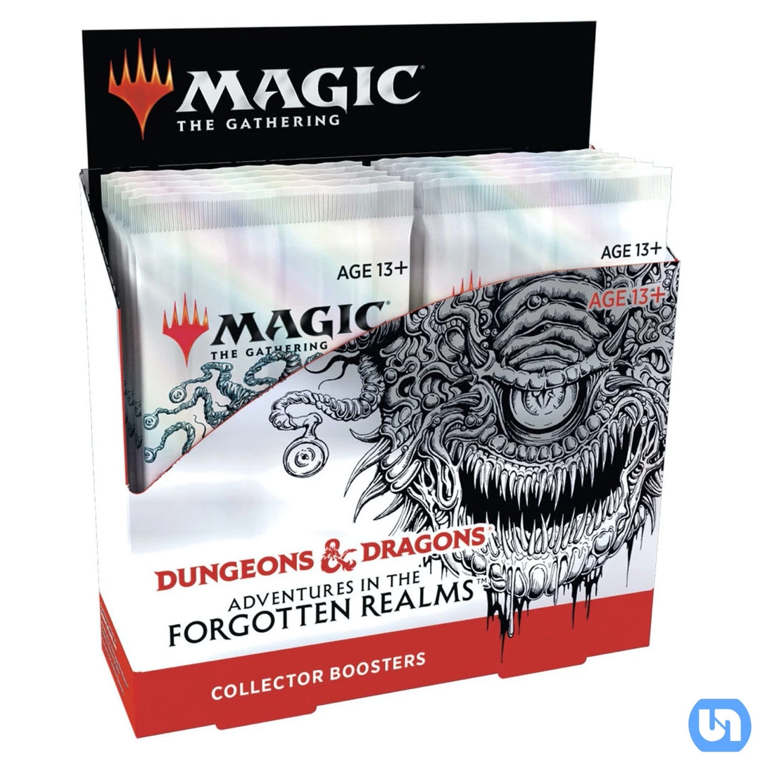 Wizards Of The Coast Magic The Gathering: Dungeons & Dragons - Adventures In The Forgotten Realms Collector Booster Box 3 Wizards Of The Coast Magic The Gathering: Dungeons & Dragons - Adventures In The Forgotten Realms Collector Booster Box