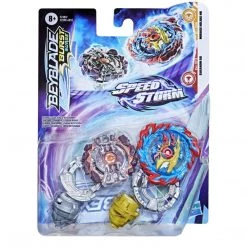 Hasbro Gaming Beyblade: Burst Surge Speedstorm Dual Pack - Mirage Helios H6 And Gaianon G6